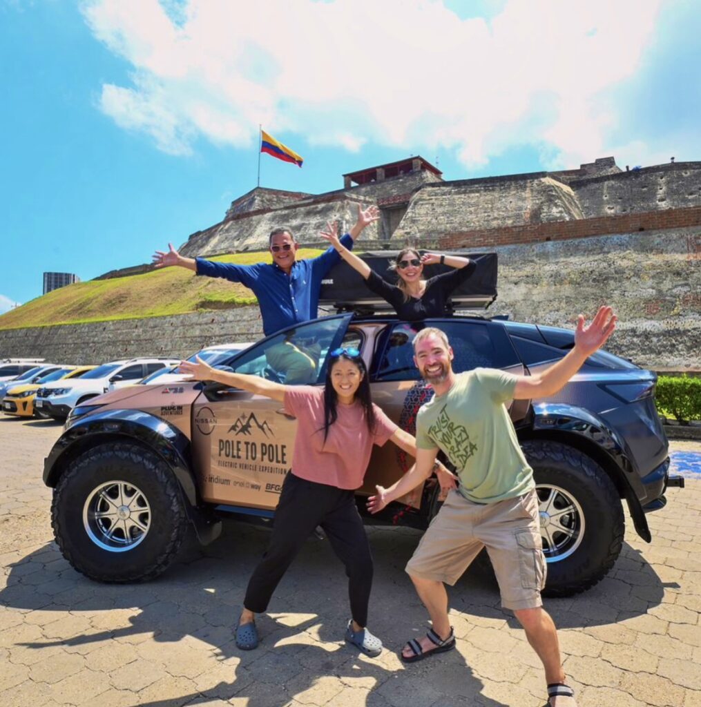 La expedición Nissan Polo a Polo también pasó por Colombia, recorriendo su compleja geografía y diversos climas.