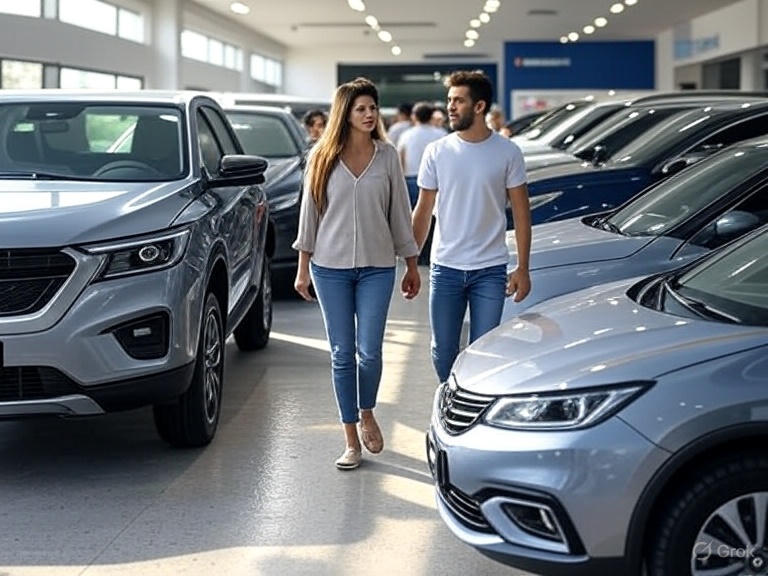 El comportamiento del mercado automotor en Colombia permite generar una expectativa de ventas en 2025 superior a las 220 mil unidades nuevas. Imagen generada con IA (Grok)